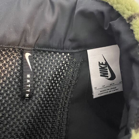 Nike Lab MMW Mathew Williams Vest Adult XS Green Camo 1/4 Zip Pullover Fleece - Picture 5 of 9